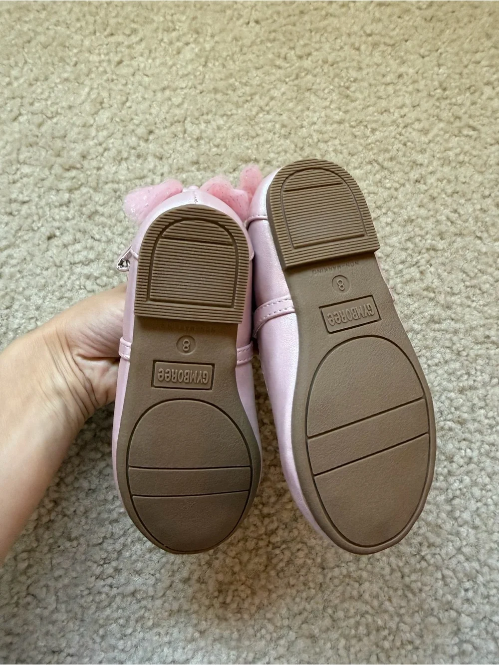 Gymboree Ballet Inspired Shoes with Bow Size 8